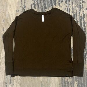 Glyder Chocolate Long Sleeve Top